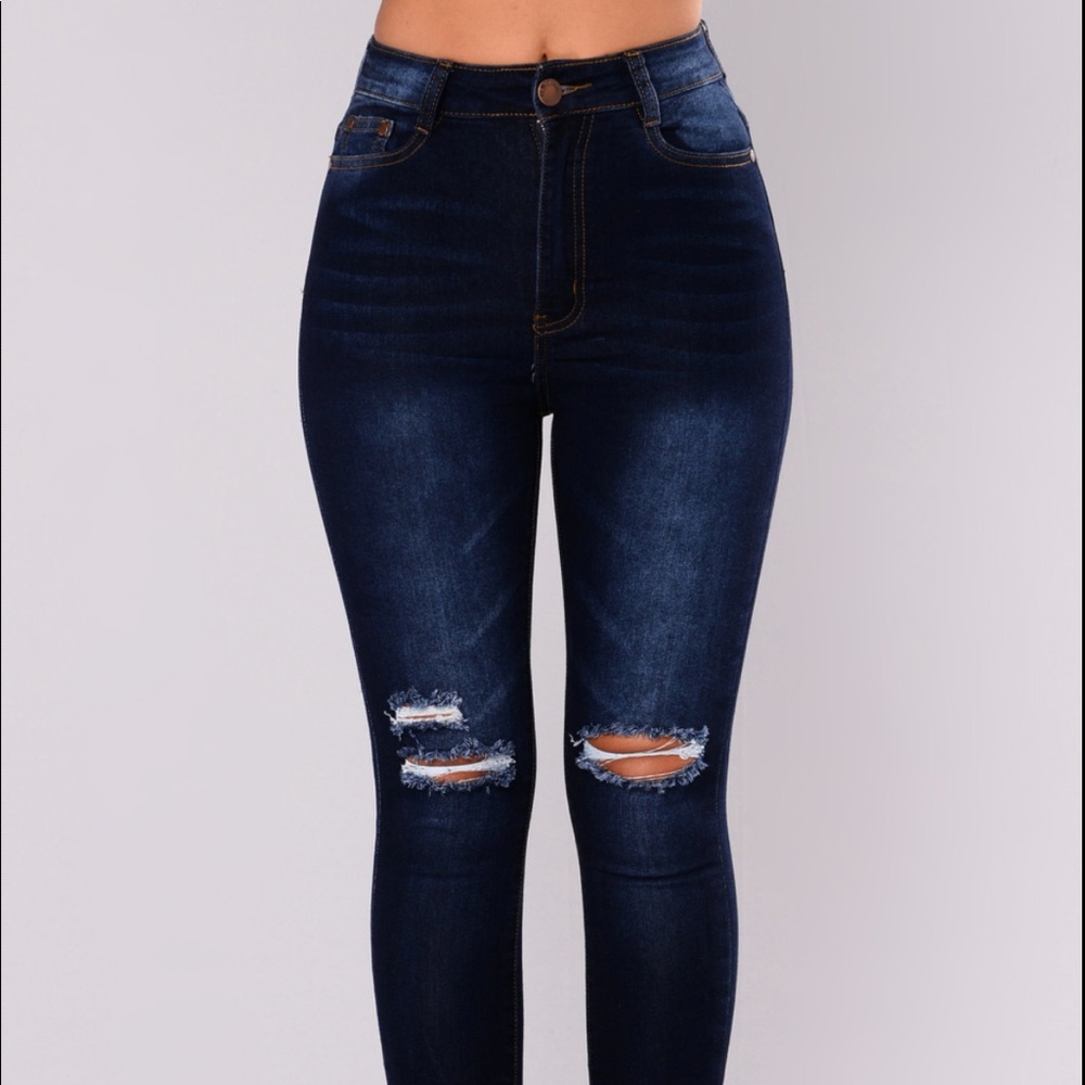 Skinny Jeans - Dark Denim